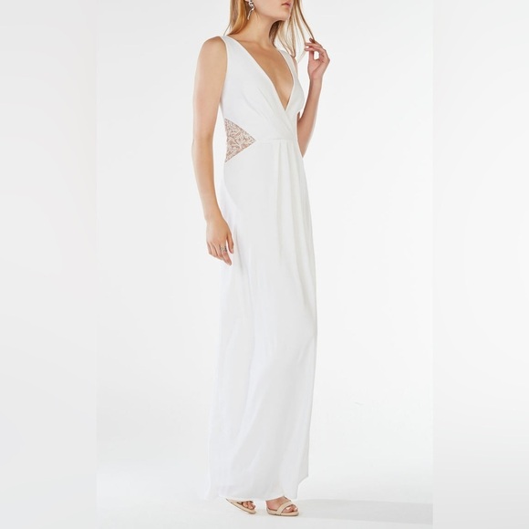 BCBG Maxazria white ‘Hasani’ embroidered gown, size 6 - Picture 2 of 12
